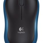 Безжична оптична мишка LOGITECH M185, Синя, USB