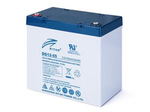 Оловна гелова батерия RITAR (DG12-55), 12V, 55Ah, 229 / 138 /211 mm  F15/M6 / F11/M6, За соларни системи