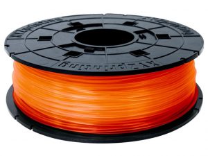 Консуматив за 3D принтер XYZprinting - PLA (NFC) filament , 1.75 mm, Clear TANGERINE