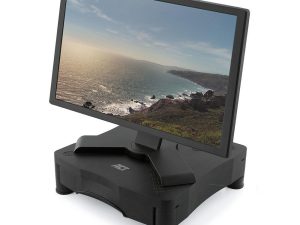 ACT Стойка за монитор с едно чекмедже, регулируема височина, AC8200
