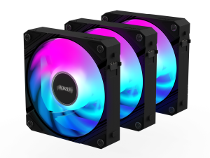 Комплект вентилатори GIGABYTE AORUS EZ CHAIN 120 Black 3-Pack ARGB