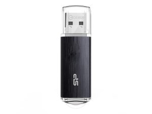 USB памет SILICON POWER Blaze B02, 64GB, USB 3.2 Gen 1, Черен