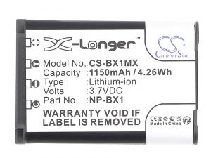 Батерия за фотоапарат SONY NP-BX1 LiIon 3.7V 1150mAh  Cameron Sino