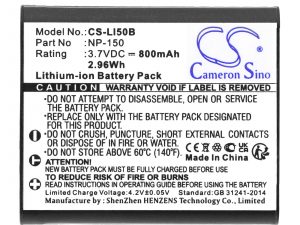 Батерия за апарат Cameron Sino 3.7V 800mAh, LiIon , OLYMPUS Li50