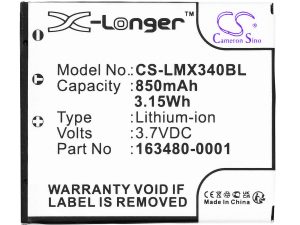 Батерия за баркод скенер Honeywell Voyager 1602G 8650 8670, LXE LX34L1-G  LiIon  3.7V 850mAh Cameron Sino