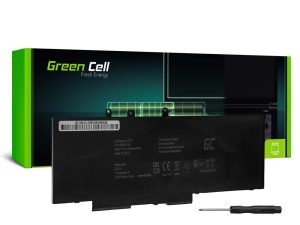 Батерия за лаптоп  DELL Latitude 5280 5290 5480 5490 5491 5495 5580 5590 5591 Precision 3520 3530 93FTF GJKNX 7,6V 6200mAh GREEN CELL