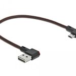 Кабел DeLock, EASY-USB 2.0 Type-A мъжко - EASY-USB Micro-B мъжко
