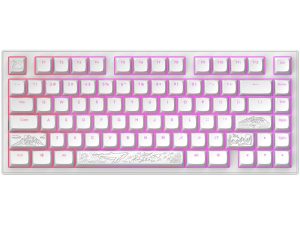 Геймърскa механична клавиатура Dark Project ALU81A Terra Nostra White RGB