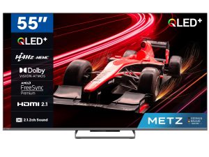 Телевизор METZ 55MQE8000Z, 55"(139 см), QLED UHD Google TV, Dolby Vision, 144Hz