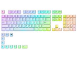 Капачки за механична клавиатура Glorious Polychroma RGB PBT 115-Keycaps, ANSI, US-Layout
