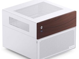 Кутия Jonsbo N4 NAS, m-ATX, Бяла
