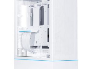 Кутия Lian-Li SUP01W Mid-Tower, Tempered Glass, Бяло