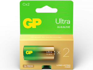Алкална батерия GP ULTRA LR14 /2 бр. в опаковка/ 1.5V