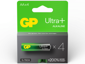 Алкална батерия GP ULTRA PLUS LR6 AA /4 бр. в опаковка/ 1.5V