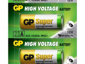 Алкална батерия GP 12 V /5бр./pack цена за 1 бр. батерия/ за аларми А23