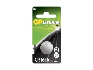 Литиева бутонна батерия GP CR 1616 3V 1 бр. в блистер /цена за 1 бр./  GP