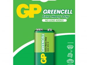 Цинк карбонова батерия GP 1604GLF-U1, 6F22, 9V, Greencell, 1 бр. блистер