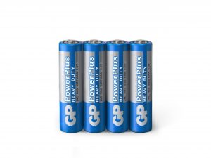 Цинк карбонова батерия GP POWERPLUS  R03 AAA 4 бр. shrink 1.5V