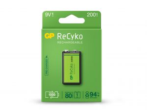 Акумулаторна Батерия GP R22 8.4V 200mAh RECYKO 20R8HN-GB1 NiMH 1бр. в опаковка GP
