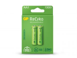 Акумулаторна Батерия R6 AA 130AAHC-EB2 1300mAh NiMH 2 бр. в опаковка GP