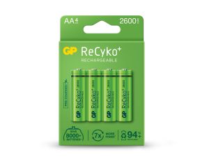 Акумулаторна Батерия GP  R6 AA 2600mAh NiMH 4 бр. 270AAHCE-EB4  GP