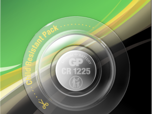 Литиева бутонна батерия GP  CR1225 3V  1 бр. в блистер /цена за 1 бр./