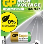 Алкална батерия GP А10 9V за дистанционни /5бр./pack цена за 1 бр./