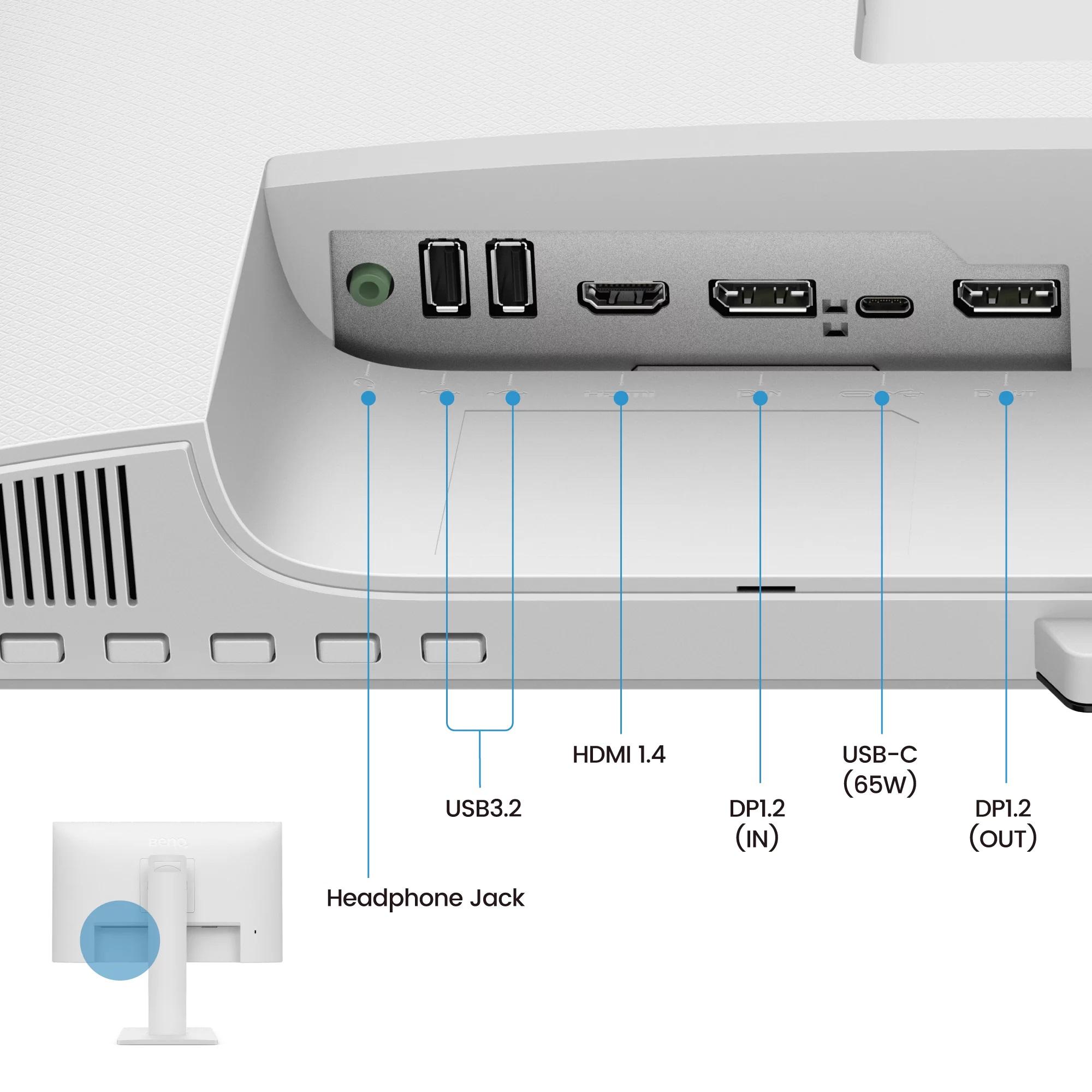 Монитор BenQ GW2486TC, 23.8", IPS, 1920x1080, 100Hz, Speaker 2 x 2W - Image 7