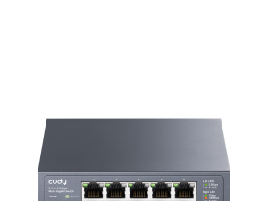 Суич Cudy HS105, 5x2.5G портов Gigabit Ethernet (RJ45), Метален корпус