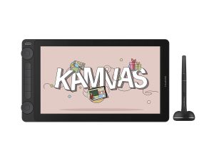 Графичен дисплей таблет HUION Kamvas 13, 5080 LPI, Черен