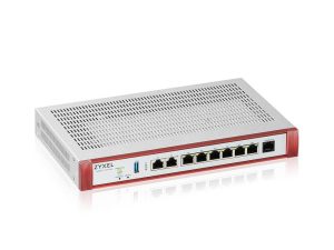 Защитна стена ZYXEL USG FLEX 200H 2x2.5Gbps 6x1Gbps, 1xUSB, без лиценз