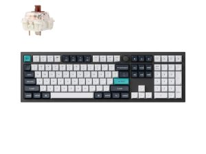 Безжична механичка клавиатура Keychron Q6 MAX Gateron Jupiter Brown Switch - Carbon Black