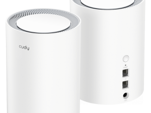 Безжична MESH система Cudy M3000, 2 броя, AX3000 Dual Band, 2.4/5 GHz, 574 -  2402 Mbps