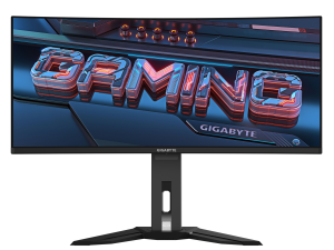 Гейминг монитор GIGABYTE MO34WQC - 34" QD-OLED, WQHD, 175Hz, 0.03ms, Vesa ClearMR 10000, HDR 400, KVM