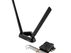Безжичен адаптер ASUS PCE-BE92BT WiFi 7 PCI-e две външни антени и Bluetooth 5.4