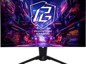 Геймърски Монитор ASRock PGO32UFS 32" OLED Dual Mode UHD/FHD 240/480Hz, 0.3ms