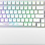 Геймърска безжична Клавиатура ASUS ROG Strix Scope II 96 - Moonlight White
