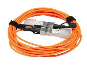 Комуникационен кабел Mikrotik S+AO0005, SFP+direct attach active optics cable, 5m