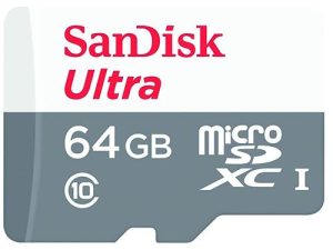 Карта памет SANDISK Ultra microSDXC UHS-I, 64GB, Class 10, 100Mb/s