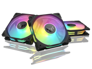 Комплект Вентилатори 3в1 ASUS TUF GAMING TR120 ARGB Reverse Black