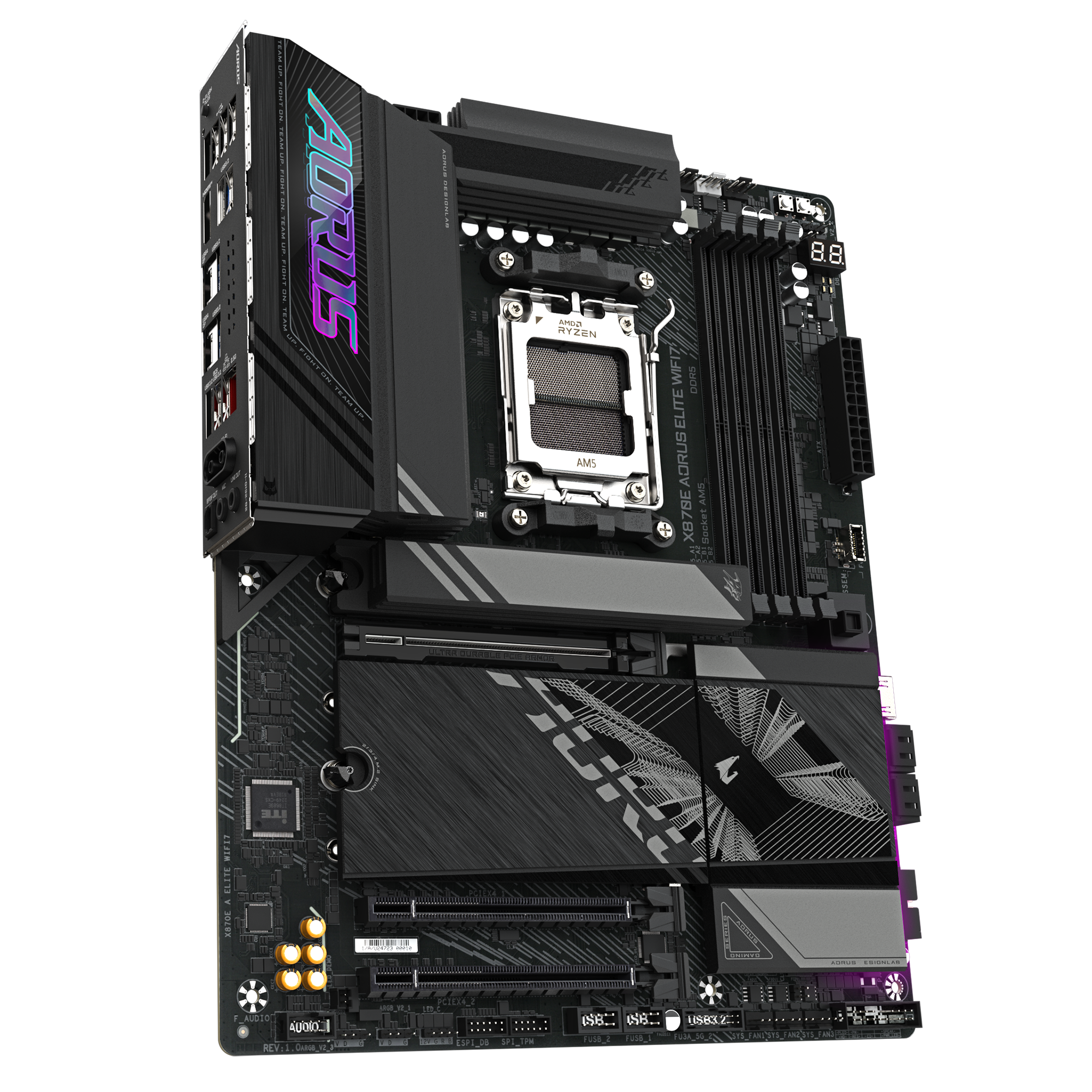 Дънна платка GIGABYTE X870E AORUS ELITE WIFI 7, Socket AM5 - Image 3