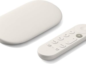 Мултимедиен плеър Google TV Streamer 4K, 32GB, с дистанционно